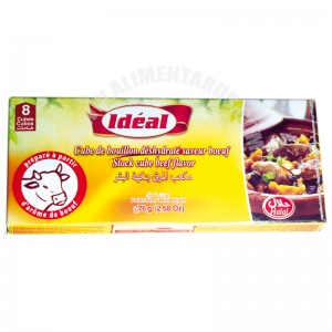 Broth Cube Ideal Hallal Beef X 8