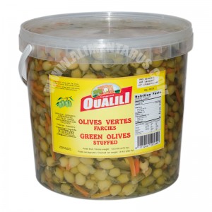 Stuffed Green Olives With Vegetables Oualili 8kg