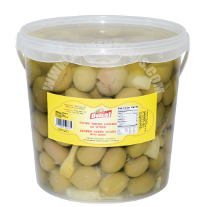 Broken Green Olives With Lemon Oualili 1,9 Kg