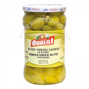 Broken Green Olives & Lemon Oualili 400g