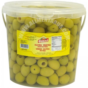 Pitted Green Olives Oualili 1.9kg