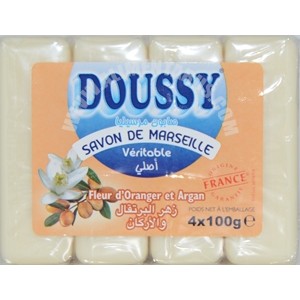 Marseille Soap With Argan And Orange Blossom Doussy